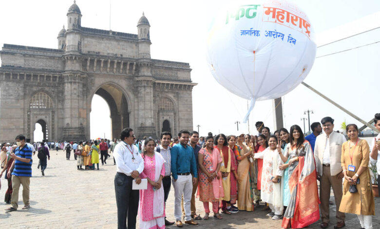 Dr Sunita Dube launch Balloon Festival & Fit Maharashtra at Gateway of India