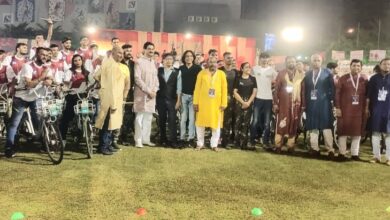 Surat District Cricket Association creates a history by organizing first ever ‘Cycle Dandiya’ under the direction of IMIT Group